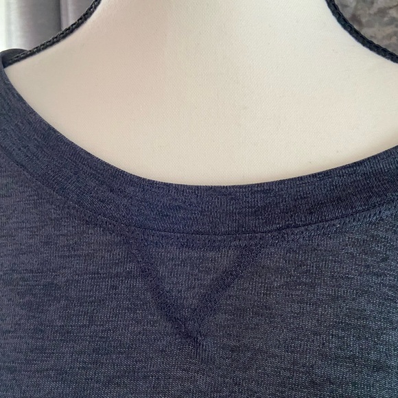 Icone grey/gray loose fitting sweater with sheen - Picture 2 of 4